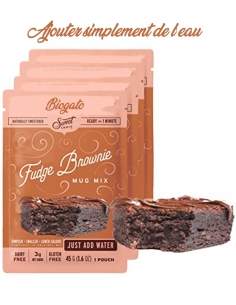 HappyTarta.se Blanda för 5 sockerfria, veganska, ekologiska och glutenfria brownies med lågt glykemiskt index Lämplig för diabet