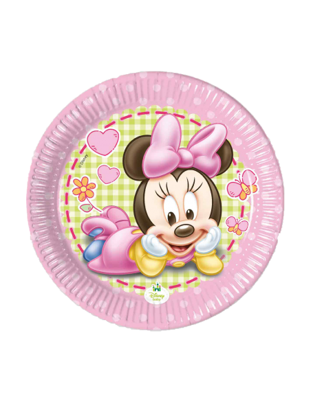 HappyTarta.se Packa födelsedagsdekoration 1 -årig flicka baby Minnie Disney - 2