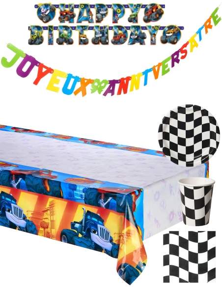 HappyTarta.se Blaze and the Monster Machines Birthday Decoration Pack - 1