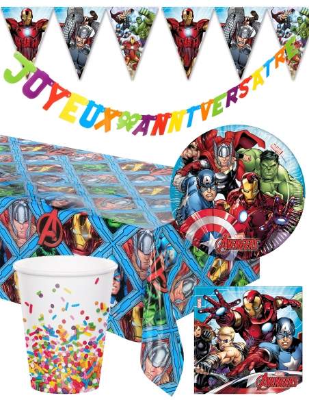 HappyTarta.se Hulk Marvel Superhero Birthday Decoration Pack - 1