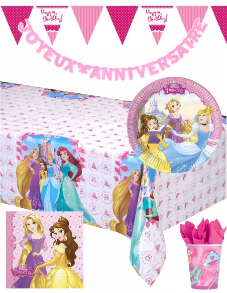 HappyTarta.se Disney Princess Rapunzel födelsedagsdekorationspaket - 1