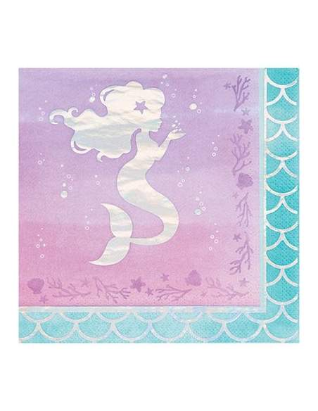 HappyTarta.se Sjöjungfru födelsedagsdekorationspaket Ariel den lilla sjöjungfrun Disney -prinsessan - 6
