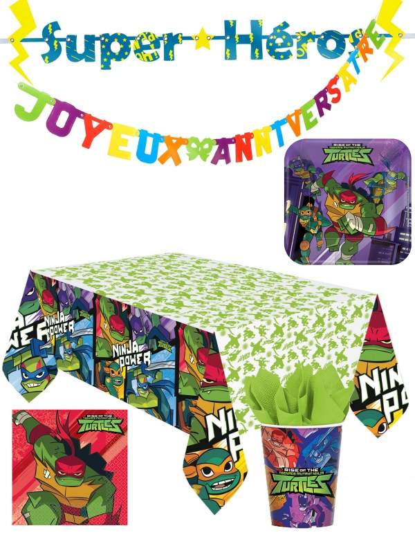 HappyTarta.se Ninja Turtle Birthday Decoration Pack - 1