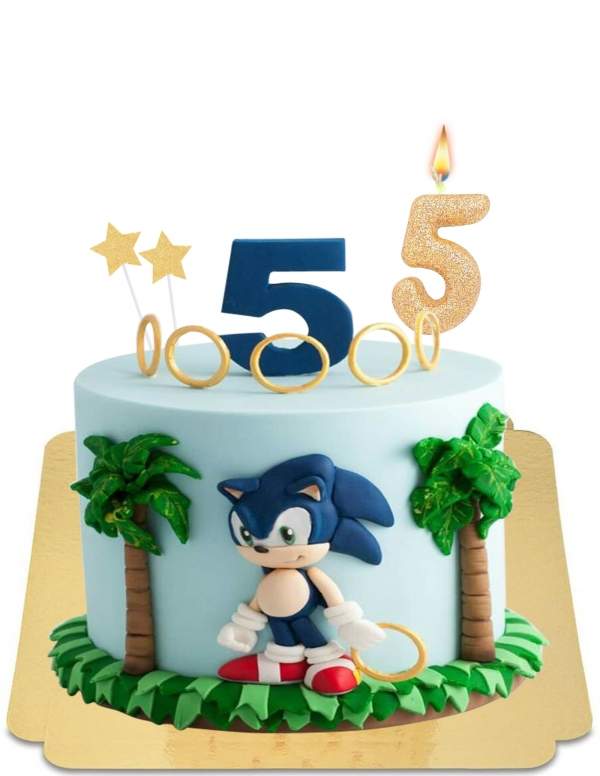 HappyTarta.se Vegan Sonic the Hedgehog cake, glutenfri - 35