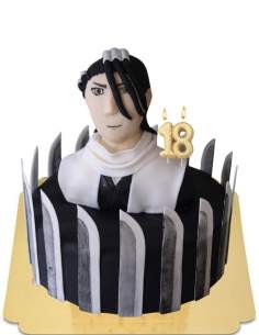 Bleach Kuchiki Byakuya bankai vegan tårta, glutenfri - 89