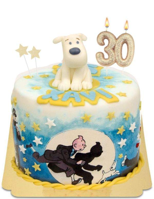 HappyTarta.se Vegansk, ekologisk och glutenfri Tintin-tårta - 170