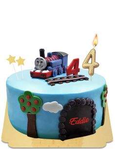 HappyTarta.se Vegan, ekologisk och glutenfri Thomas the train cake - 41