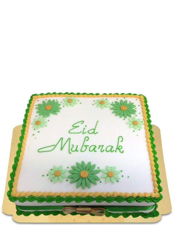 HappyTarta.se Vegansk, ekologisk och glutenfri Eid mubarak 2-tårta - 17