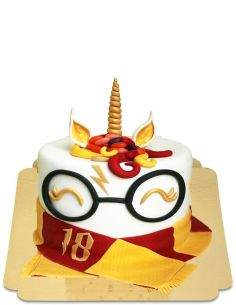 HappyTarta.se Harry Potter Unicorn B01 vegan, ekologisk och glutenfri tårta - 32