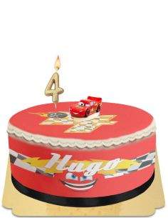 HappyTarta.se Cars Lightning Mcqueen Cake Egg Free, Vegetarian och Gluten Free - 44