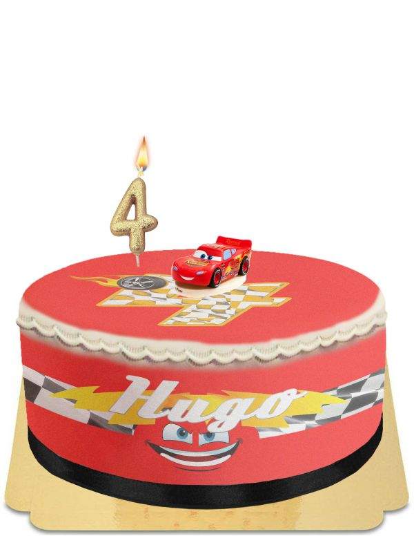 HappyTarta.se Cars Lightning Mcqueen Cake Egg Free, Vegetarian och Gluten Free - 44