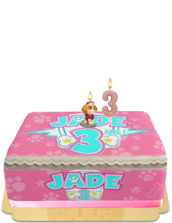 Paw patrol Skye tarta utan ägg, vegetarisk och glutenfri HappyTarta.se - 53