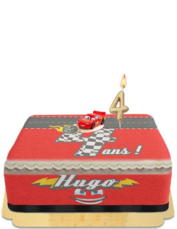 HappyTarta.se Cars Lightning Mcqueen Cake Egg Free, Vegetarian och Gluten Free - 38